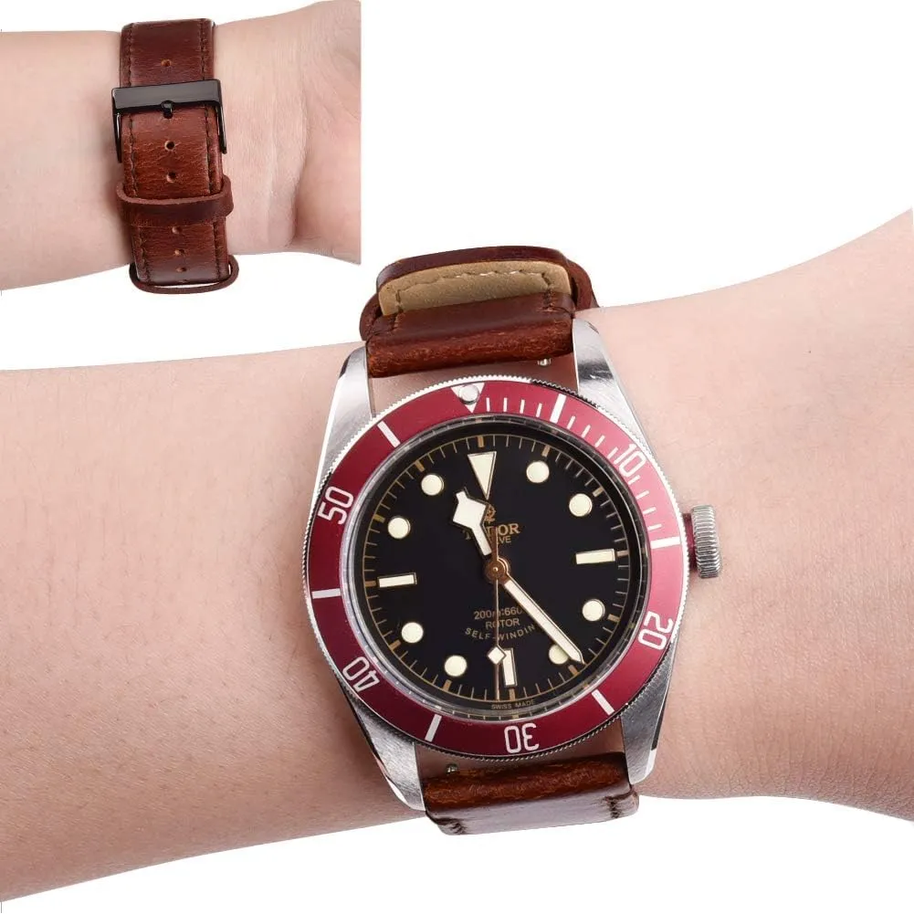 or 24mm for Men and Women, White Elephant Gifts, Stocking Stuffers For Men Ritche Christmas Gift convenience constitution glacial sacrifice ethic Quick Release Leather Watch Band Leather Watch Strap 18mm 19mm 20mm 21mm 22mm 23mm 