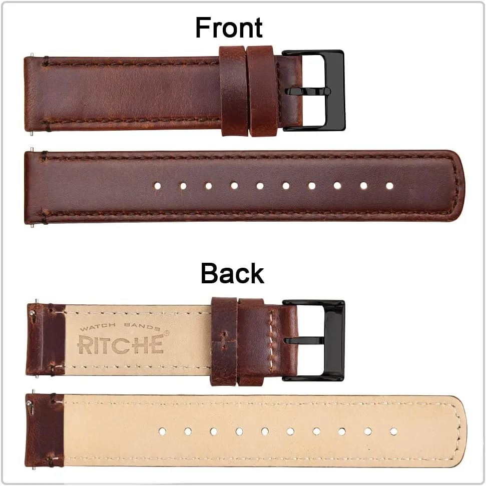 or 24mm for Men and Women, White Elephant Gifts, Stocking Stuffers For Men Ritche Christmas Gift convenience constitution glacial sacrifice ethic Quick Release Leather Watch Band Leather Watch Strap 18mm 19mm 20mm 21mm 22mm 23mm 