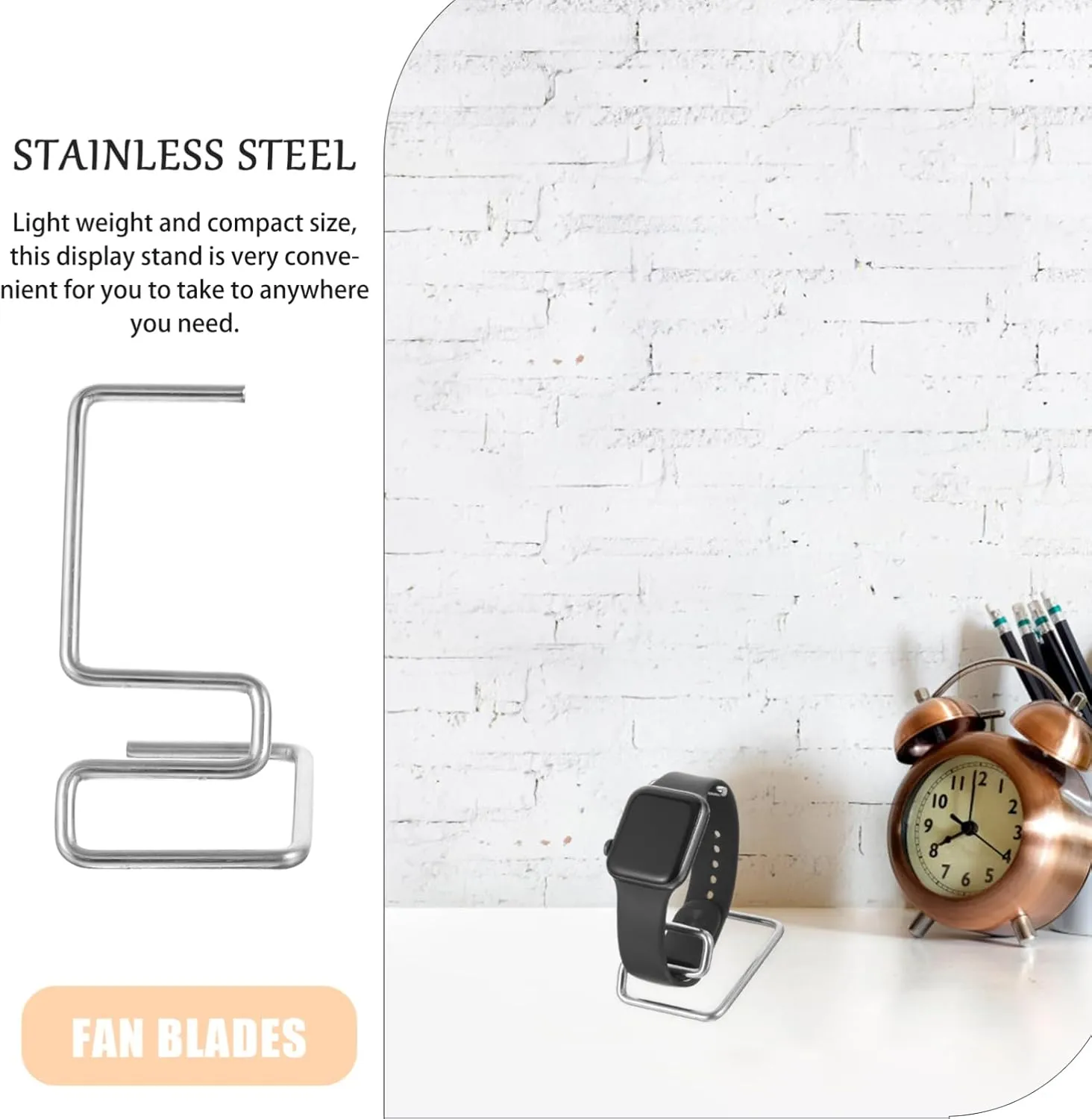 Organizer Tabletop Jewelry Rack Metal Bracelet Holder ascend saucy VALICLUD 5pcs Watch Stand Display Bracelet 