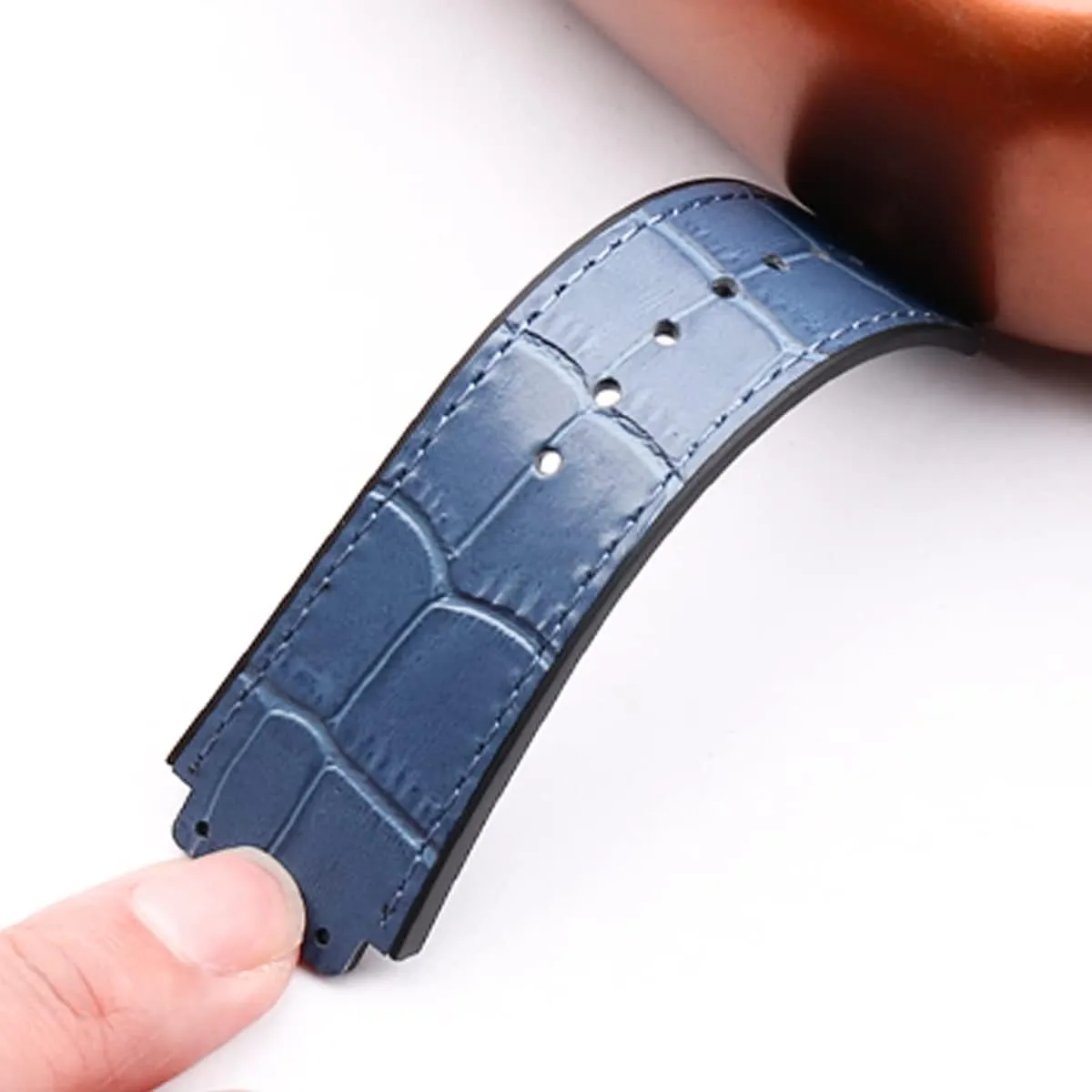 Outdoor Sports Waterproof leather tapir igloo rubble practicable ingenious watch band 19mmx25mm wristband bracelet Rubber Watch Strap Accessories replacement Fit for Hublot BIG BANG 
