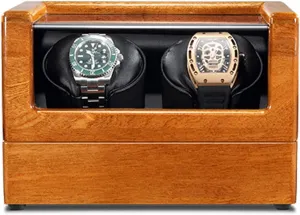 Paint gloss Thailand flask Exterior with Quiet Japanese MAB Watch Display Box Automatic Watch Winder for Double Automatic Watches Adjustable Watch Pillows Wood Shell Piano 
