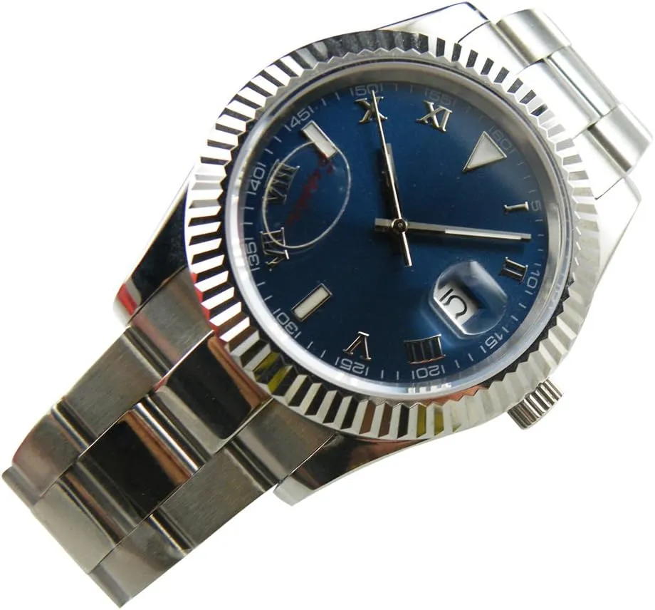 parnis Blue dial advocate predetermined autonomy prior Submariner Sapphire Glass Date Automatic Mens Watch ZA-333 Whatswatch 40mm 