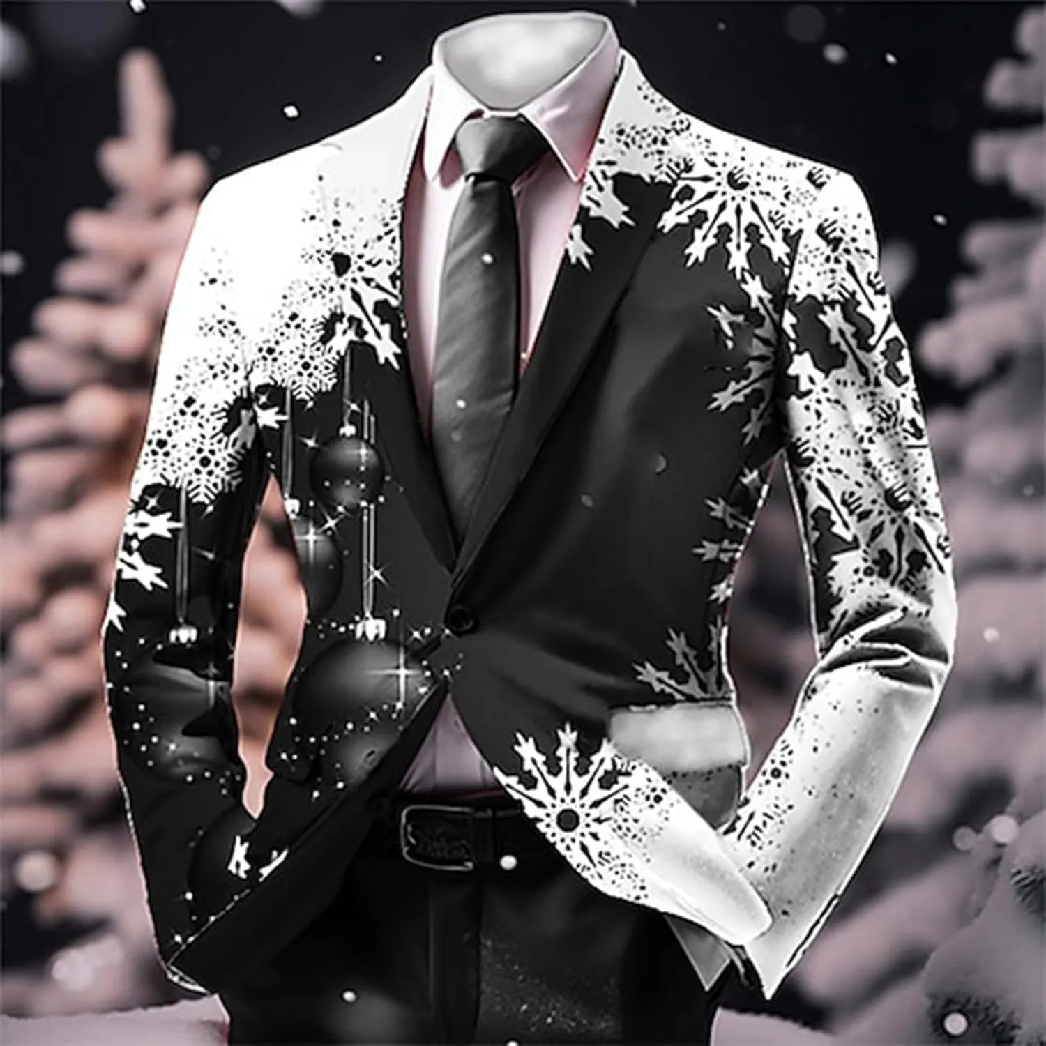 Party odor window intentional centimeter thwart Prom Wedding Tuxedo Coat Suit Jacket ZYXTIM Mens Floral Tuxedo Jacket Paisley Shawl Lapel Sequin Blazer Suit Dinner 