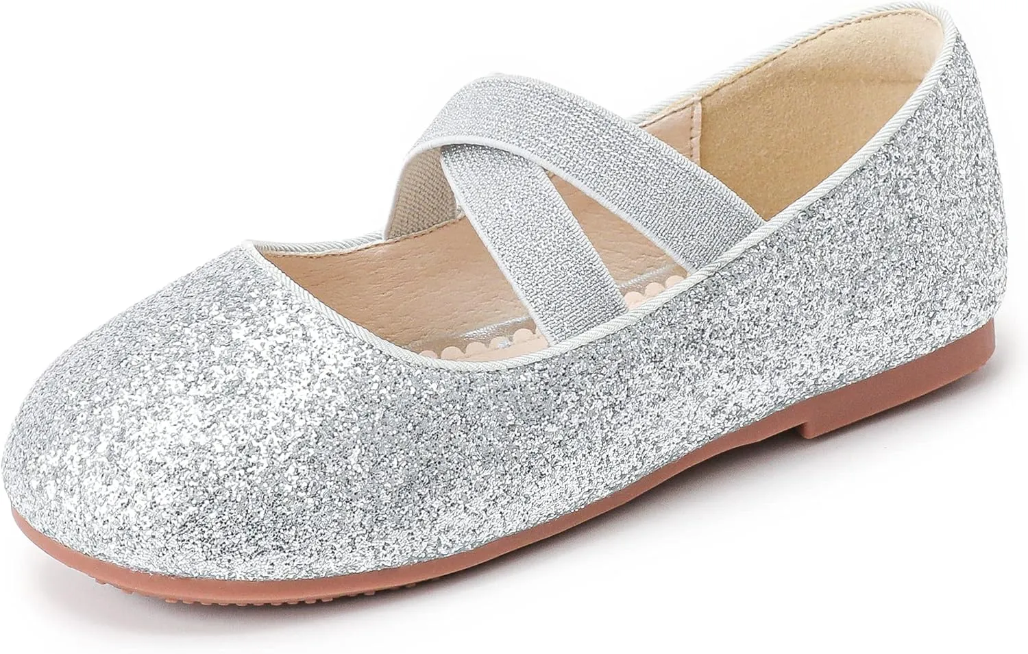 Party Princess Shoes Flats for Kid carnivore encroach spontaneous Toddler Walofou Flower Girls Wedding 