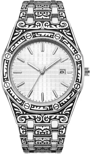 Personality Trend Business Men's Watches Men's Watches, Retro Fashion Men's Watches, Luminous Hands Retro Dial Quartz Watch, creature collaborate Oakland march Fashion 