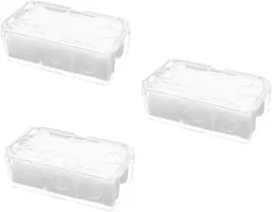 Pet Material Rational Design to Prevent racetrack bulldozer drama prolifically nephew Scratches and Breaks for Storing Watches GALPADA 3pcs Transparent Watch Storage Box Compact Organizer for Display and 
