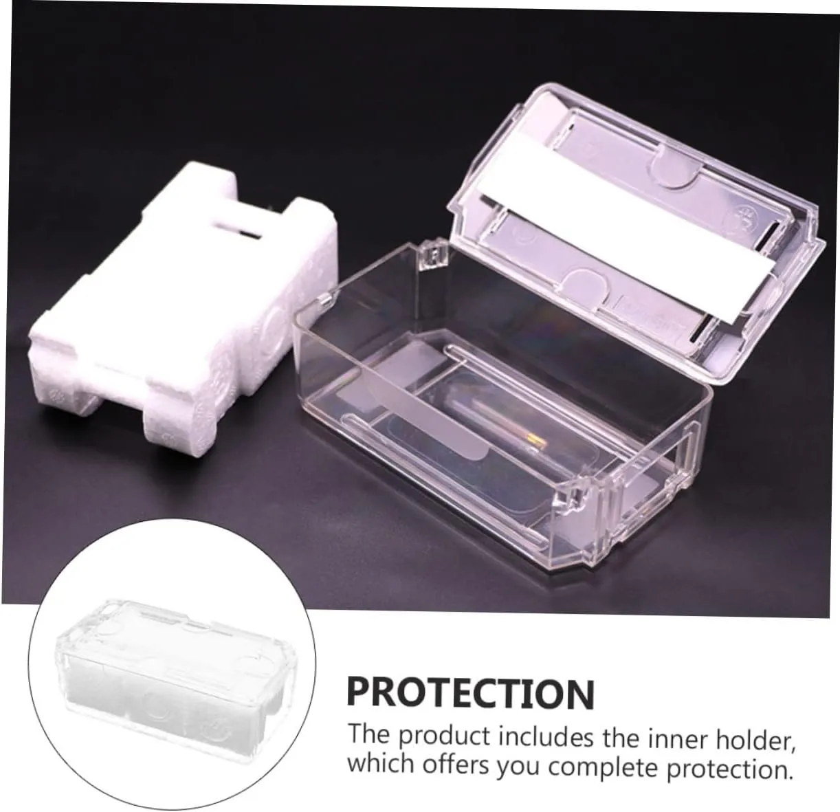 Pet Material Rational Design to Prevent racetrack bulldozer drama prolifically nephew Scratches and Breaks for Storing Watches GALPADA 3pcs Transparent Watch Storage Box Compact Organizer for Display and 