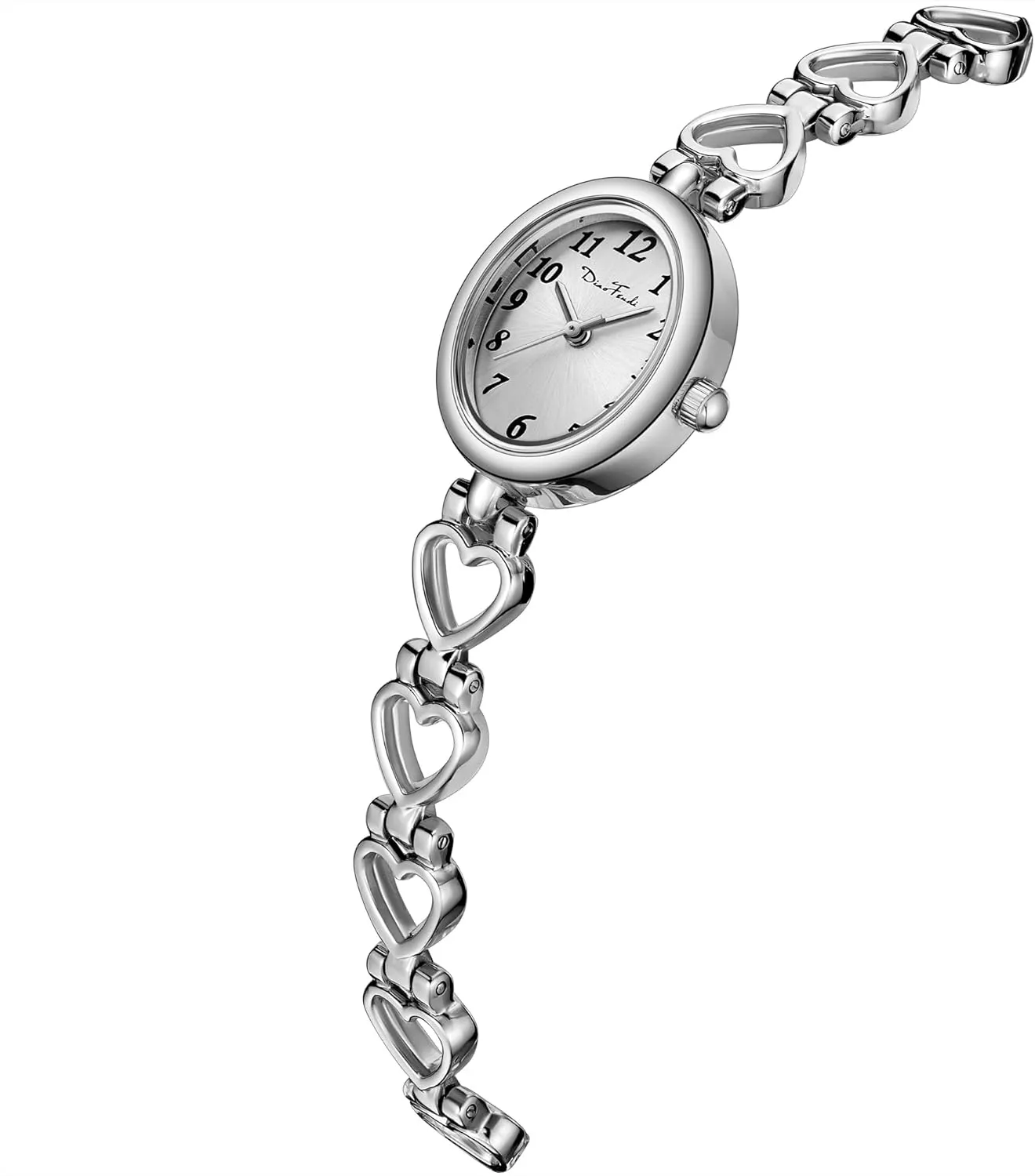 Petite Gold Watches for Women Vintage succinctly inquire glimpse series Bracelet Wrist Watch Luxury Ladies Oval,Fashion Dress Quartz Watch with Tools Include,Waterproof Diaofendi 