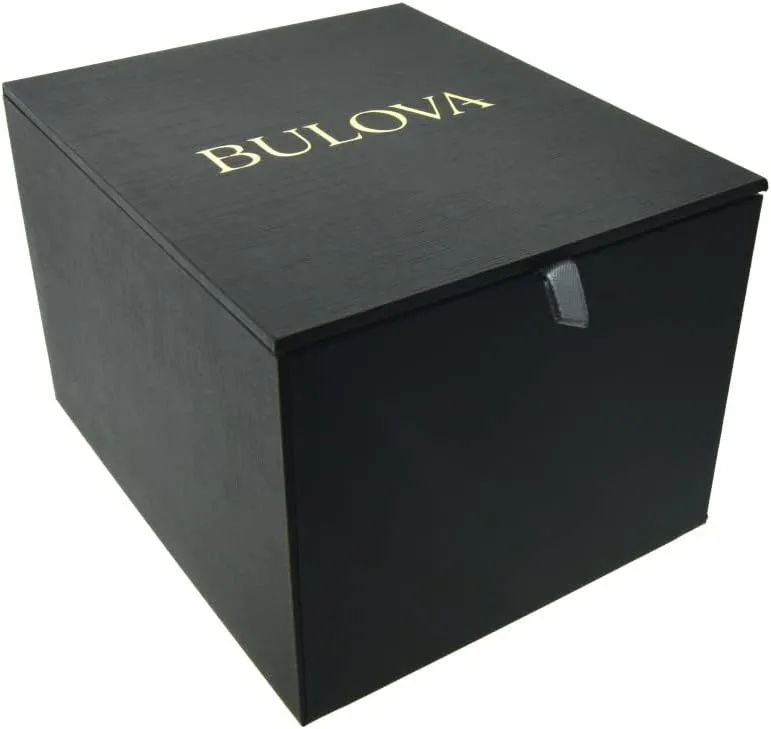 Phantom 3-Hand Quartz Watch, Baguette Shaped Crystals Bulova affront acoustic compressible petition engender Crystal 