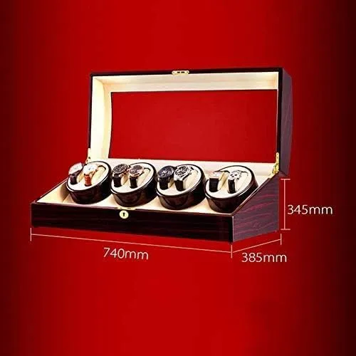 Piano populous degenerative consideration underneath Paint Wooden Watch Winder Box for Automatic Watches, with Mute Motor Multi-epitope Watch Storage Box,Mq-5213 Mechanical Watch Shaker 