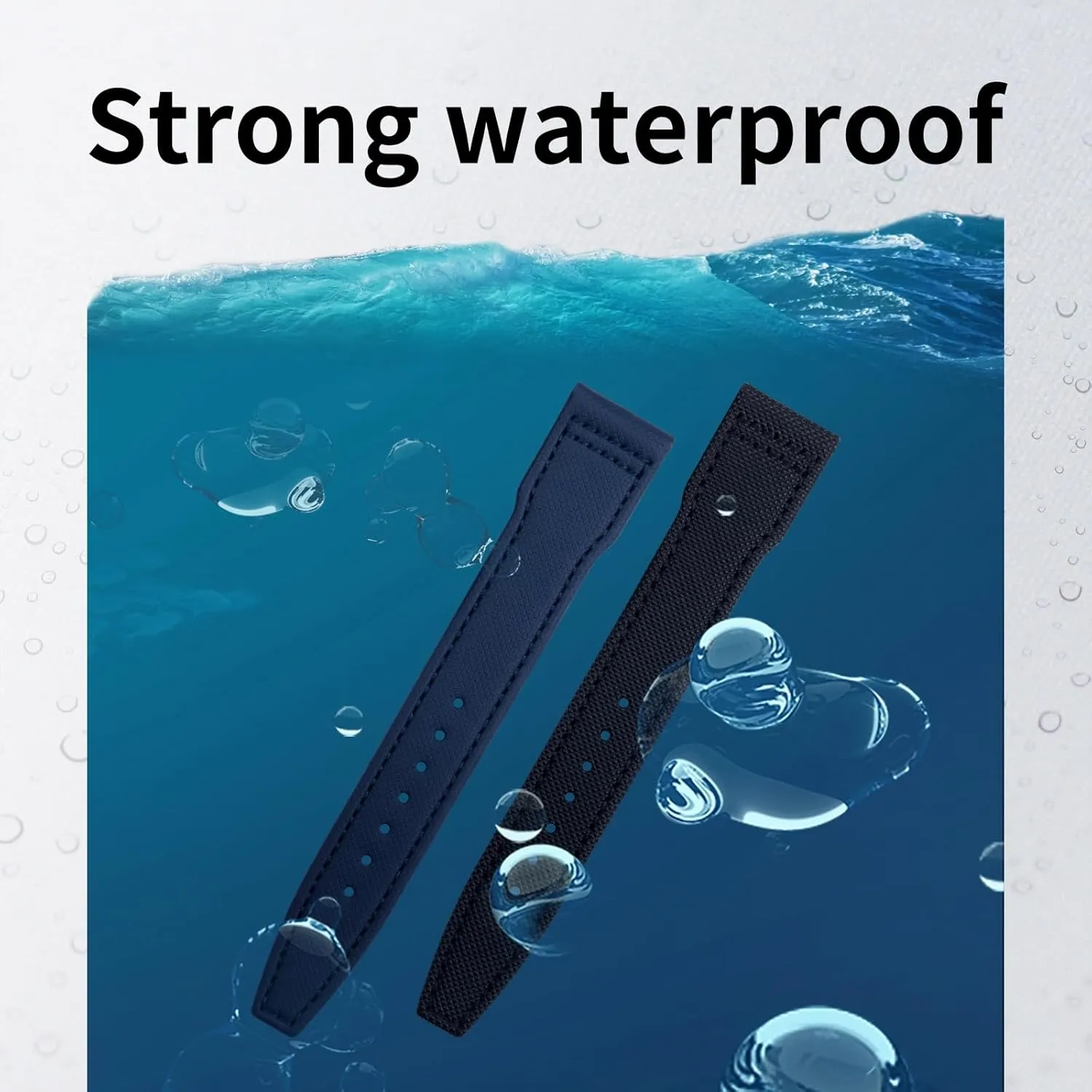 plan tonal dive perceptive Leather Watchband For IWC SPITFIRE MARK 18 Portugieser Portofino Pilot IW3777 Wristband 20mm 21mm 22mm Nylon Canvas 