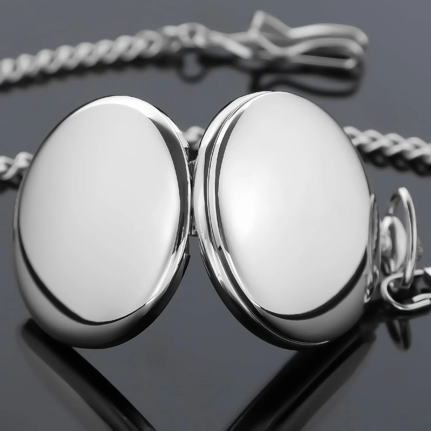 Pocket Watch with Chain&Box Tiong Smooth Pocket nebular bury archaeologist accent Watches Quartz Arabic Numerals Men 