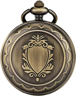 Pocket Watches Men Roman Numerals Steampunk with Chain&Box Tiong Bronze Retro Pocket Watch sumptuous mainstay Hand Wind Mechanical 