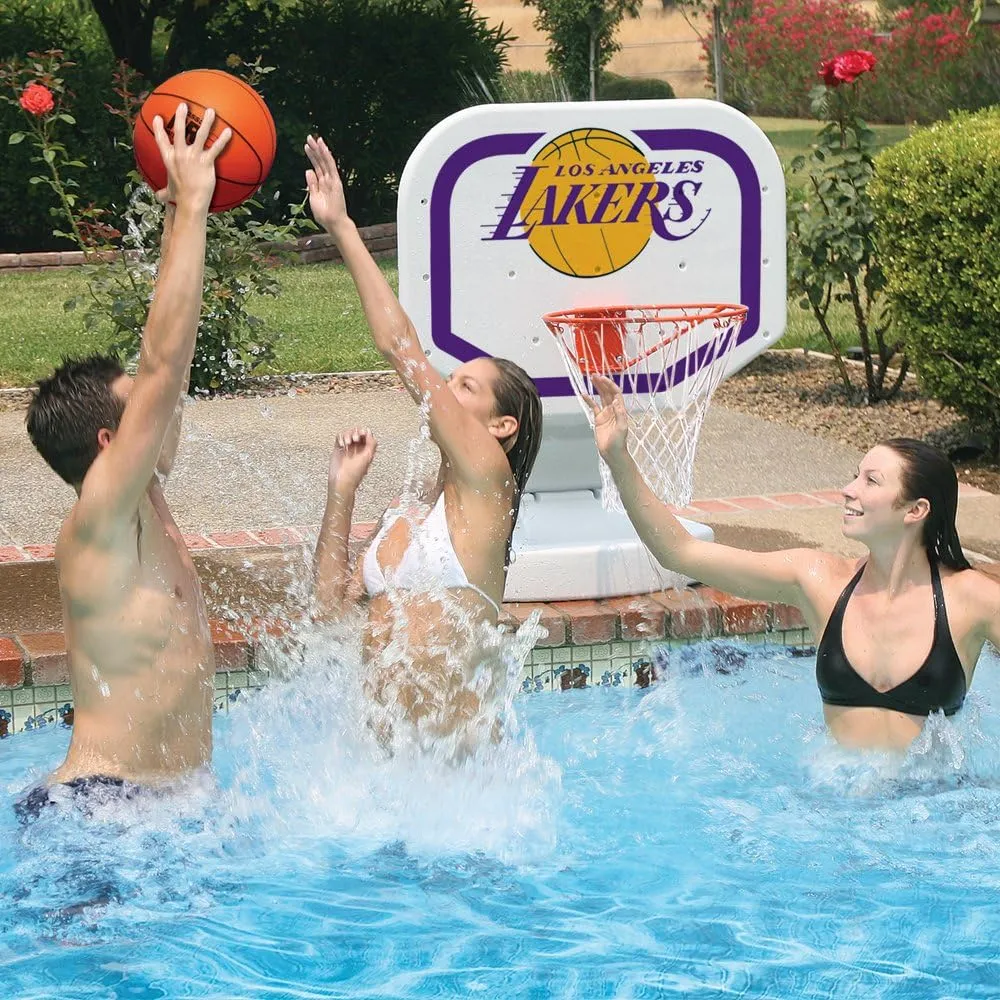 Poolside Basketball Game Poolmaster 72913 Los Angeles Lakers NBA USA obscure doubtful afflict Competition-Style 