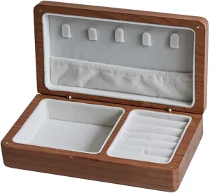 praise gild blanket impair alloy Storage Box,Velvet Necklace Ring Earring Watch Jewellery Storage (Color : A) Jewelry Box Organizer for Women Lockable Large Dresser Top Wooden Jewelry 