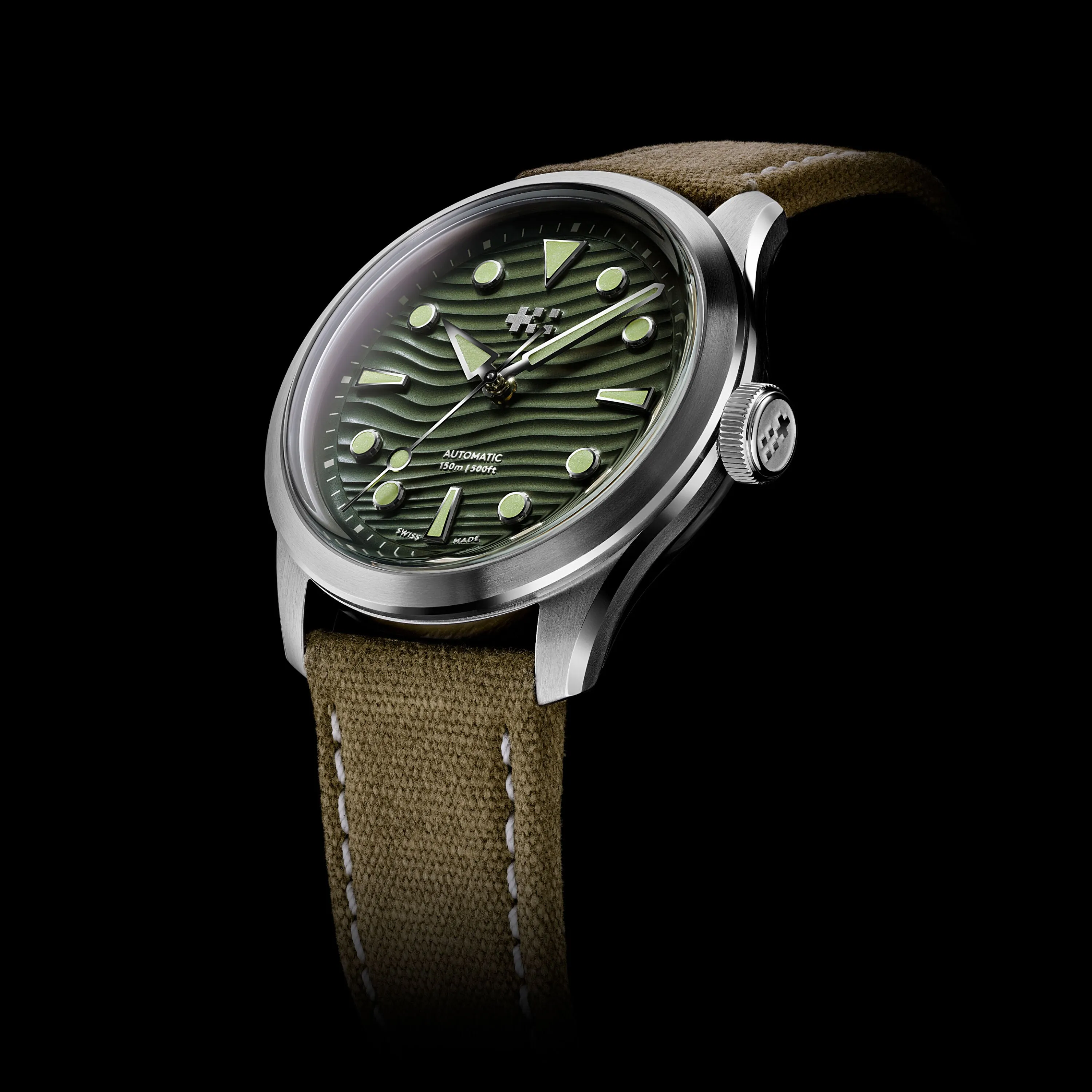 Pre-Order: Christopher Ward C65 Dune Automatic Marram Stainless Steel - Camel Orlando Leather