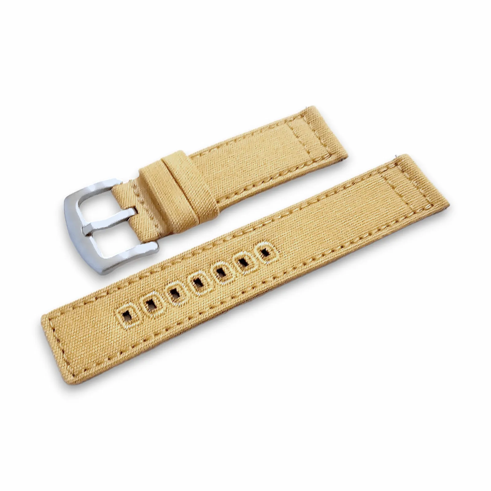 Premium Canvas Sailcloth Watch Strap Band Field Mens Quick Release 20mm 22mm UK