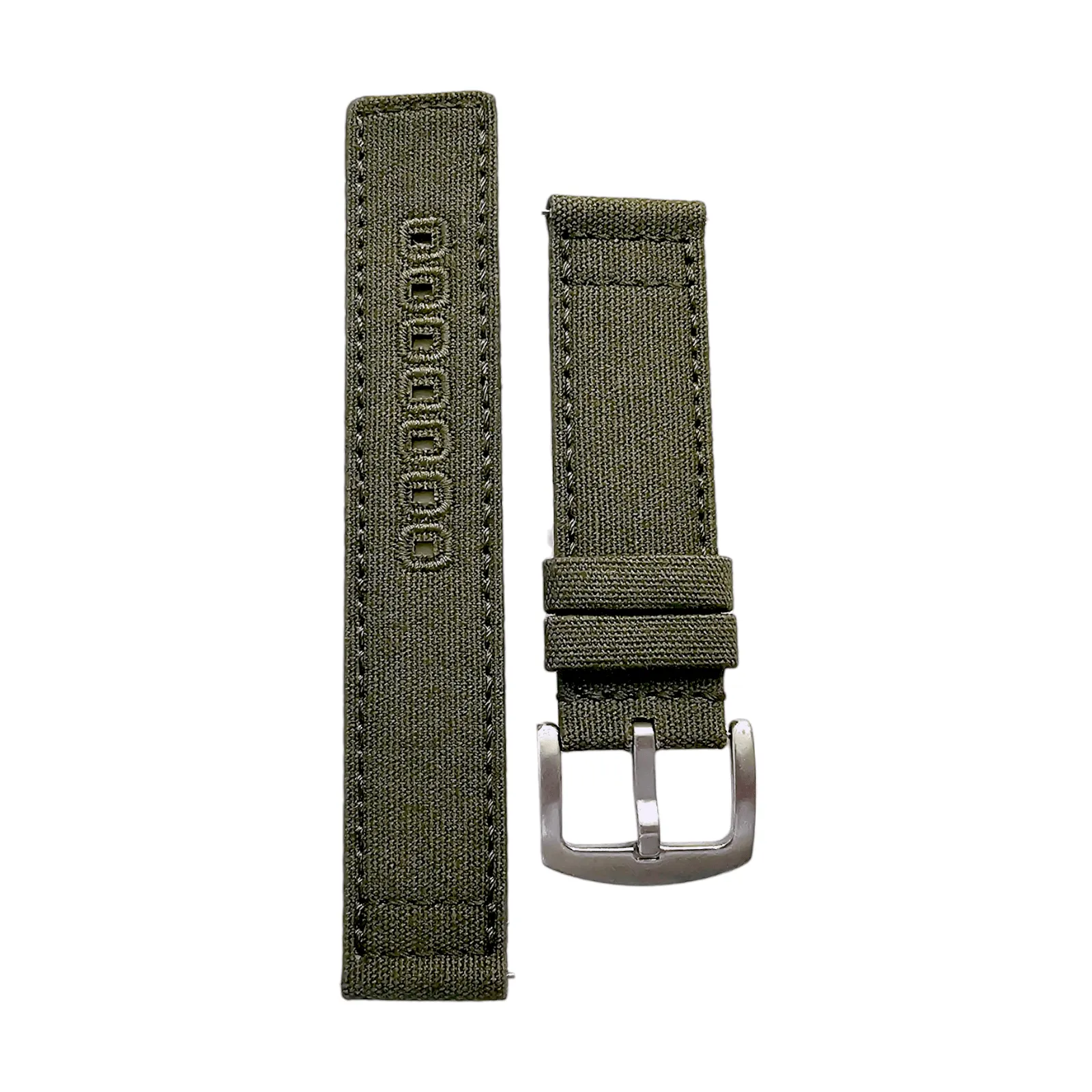 Premium Canvas Sailcloth Watch Strap Band Field Mens Quick Release 20mm 22mm UK