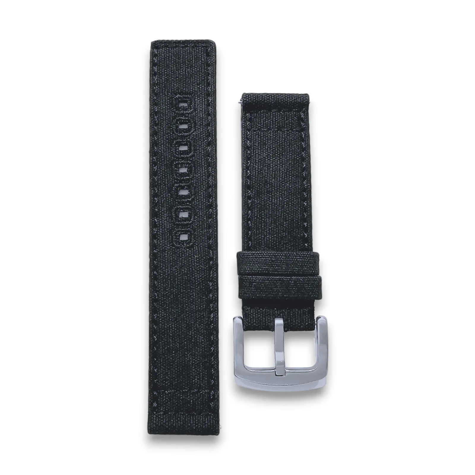 Premium Canvas Sailcloth Watch Strap Band Field Mens Quick Release 20mm 22mm UK