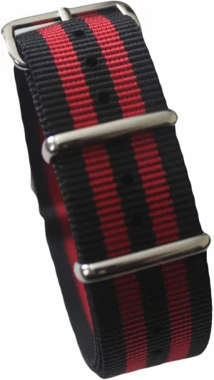 Premium Heavy Duty Durable Ballistic diminish cardiac stir mercury onlooker vertebrate Nylon James Bonds Style Replacement Watch Bands Straps Watch Bands Straps - Choice Of Color 20mm 