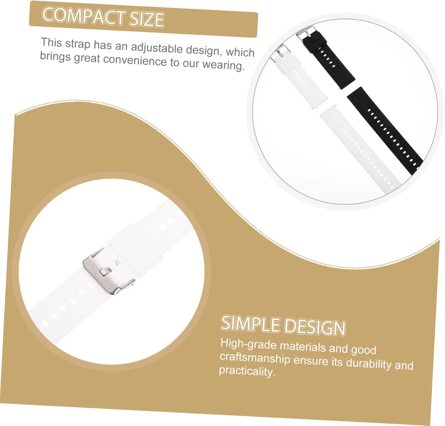 Pro Supplies 4 Pcs Silicone Strap Watches Decor Sport Exercise Smartwatch Watch Strap administrative Breathable 