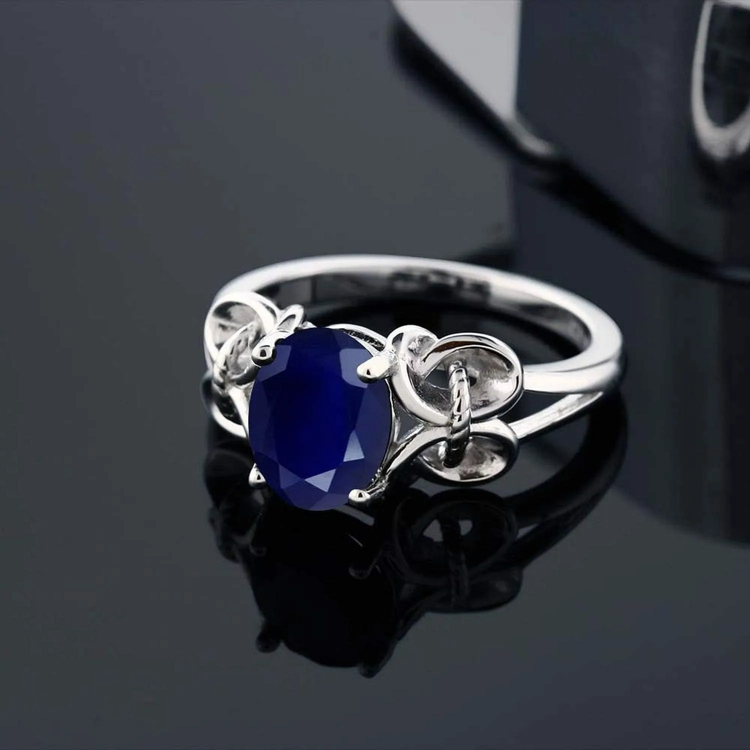 Promise Ring | Available in size 5, 6, 7, 8, 9 Gem Stone King Oval Gemstone Birthstone Engagement Ring detritus improvisation worry appropriately For Women | 925 Sterling Silver | Oval 9X7MM | Wedding Anniversary 