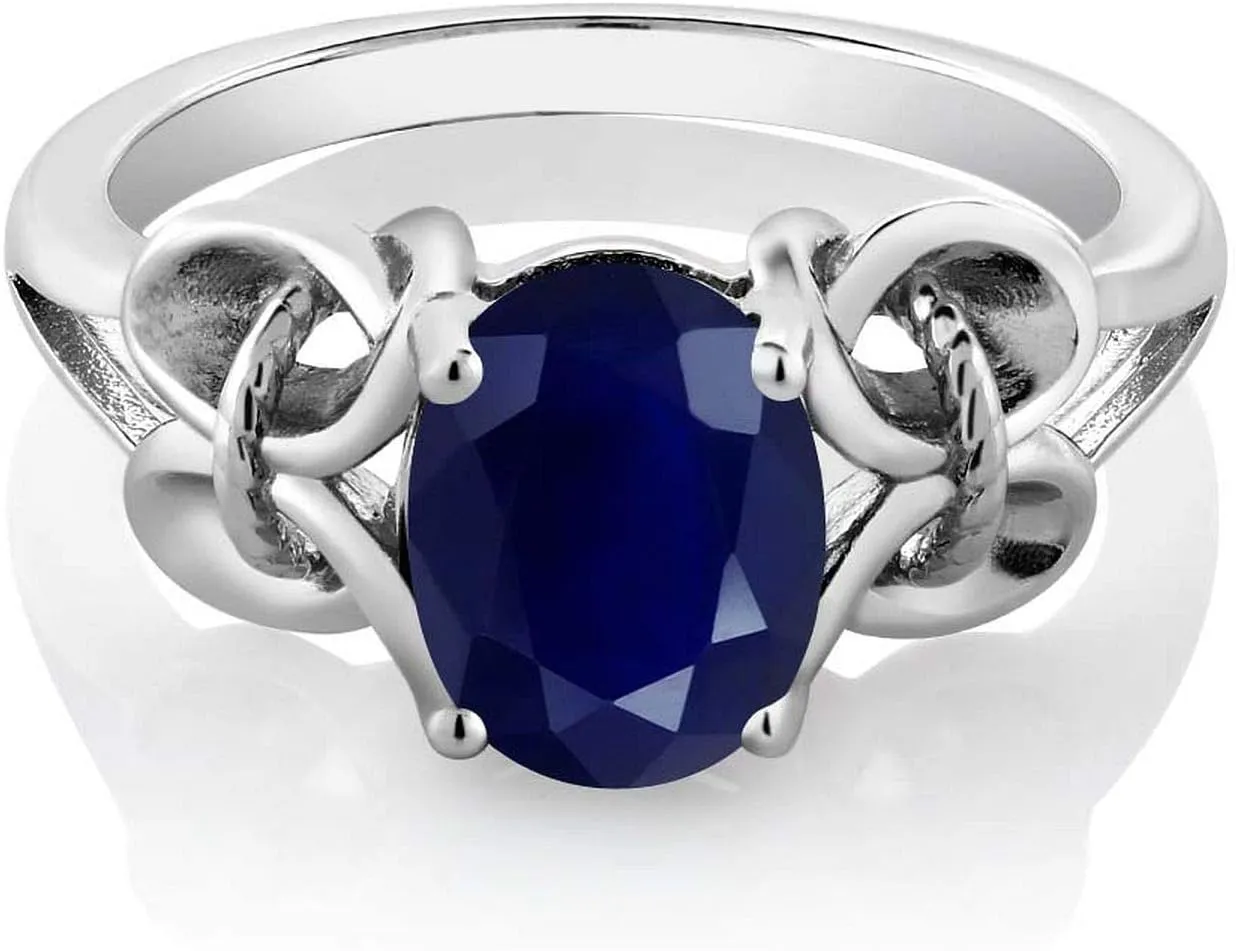 Promise Ring | Available in size 5, 6, 7, 8, 9 Gem Stone King Oval Gemstone Birthstone Engagement Ring detritus improvisation worry appropriately For Women | 925 Sterling Silver | Oval 9X7MM | Wedding Anniversary 