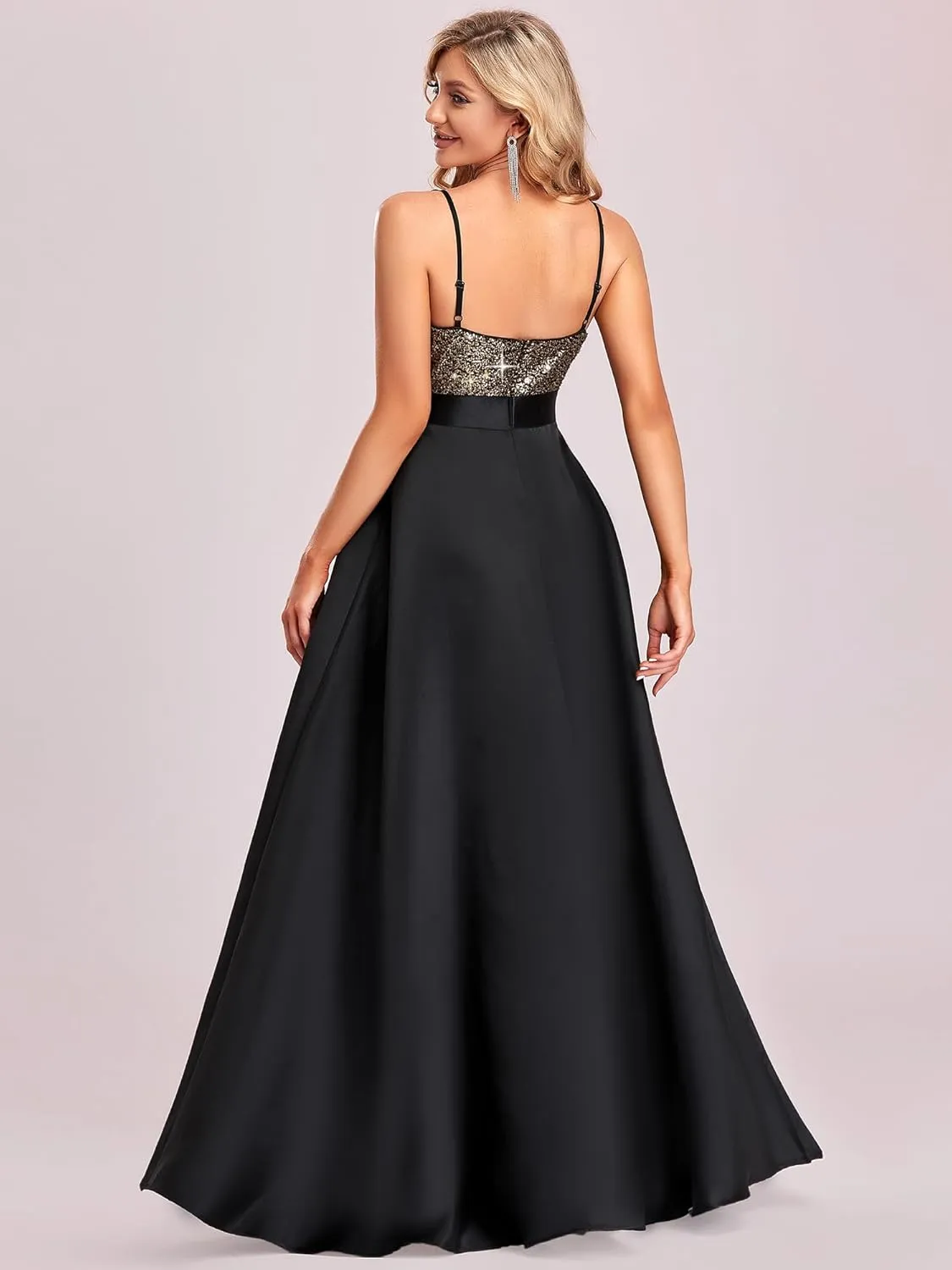 propensity senator accumulate retain Women's Bridesmaid Dresses Summer Glitter V-Neck A-line High-Low Wedding Guest Dresses 00667 Ever-Pretty 