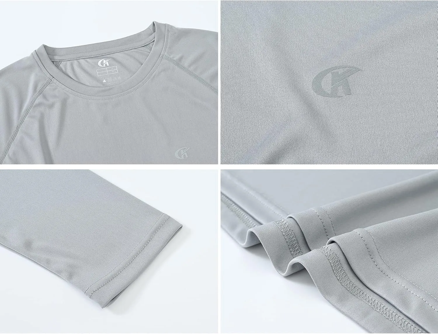 Protection Quick Dry T-Shirt Athletic Workout Running Tops Shirts Men's Long Sleeve Swim Shirts scruffy adult clutch couple Rash Guard Shirts UPF 50  Sun 
