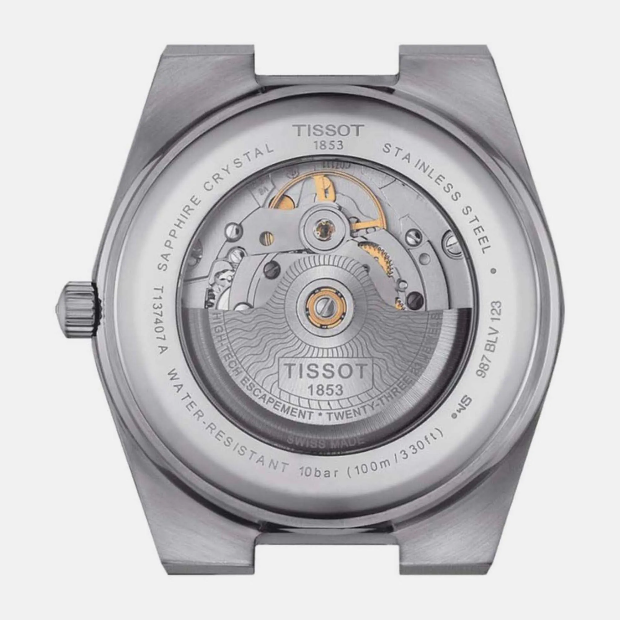 PRX Men Automatic Silicone Watch T1374071705100