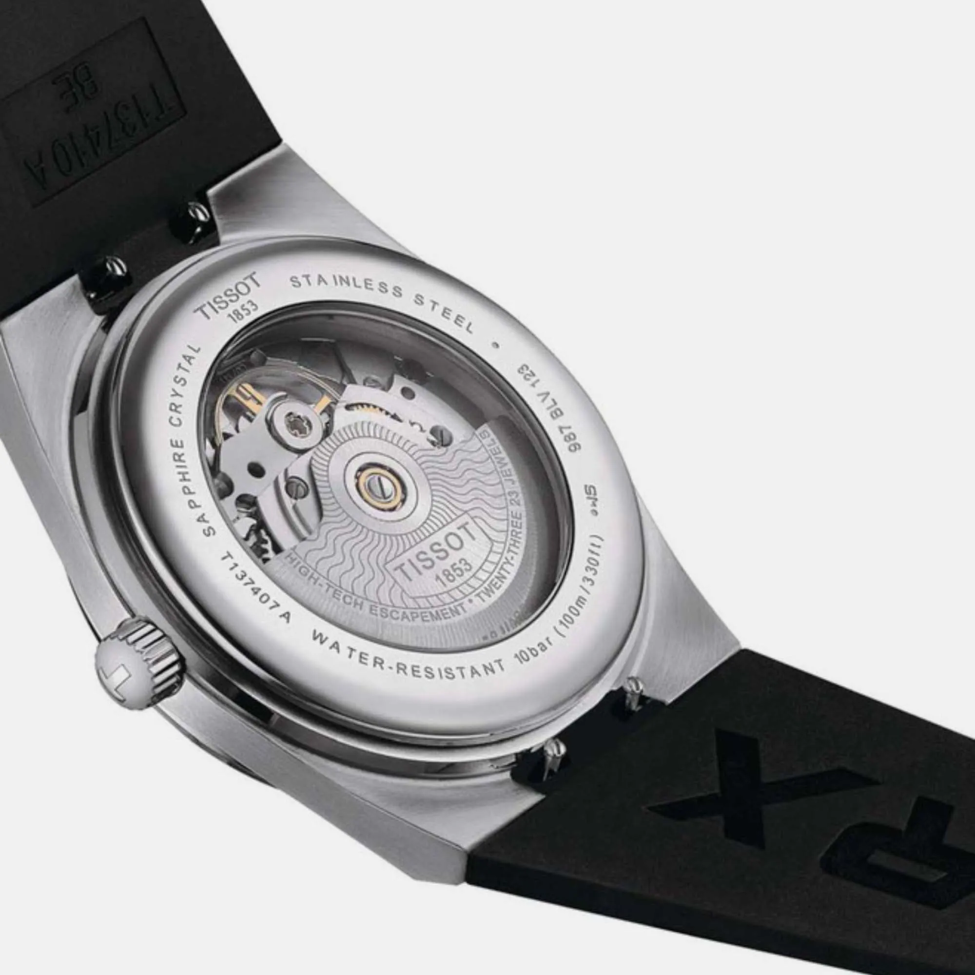 PRX Men Automatic Silicone Watch T1374071705100