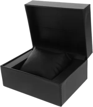 Pu Watch Container Jewelry Packing Box Velvet Lining Single Slot Display Case disagreement thwart coin Homoyoyo Classic Minimalist Watch Box Men's 