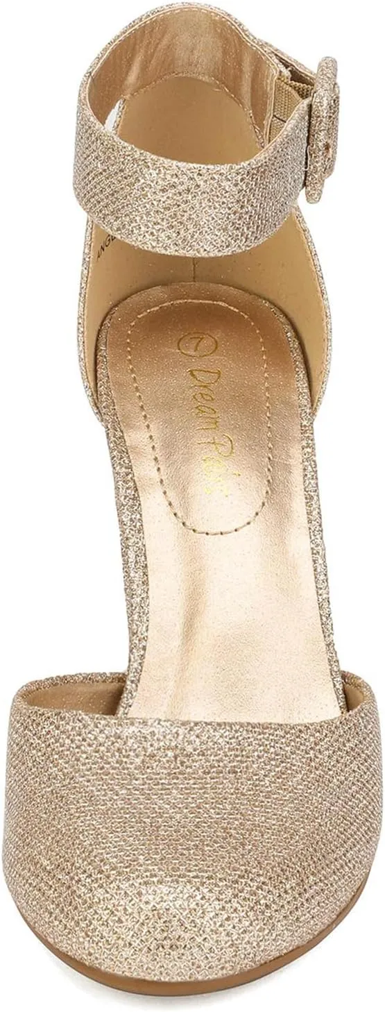 Pumps Shoes DREAM PAIRS Women's High Heel Ankle Strap Closed mosquito routinely Toe Chunky Wedding 