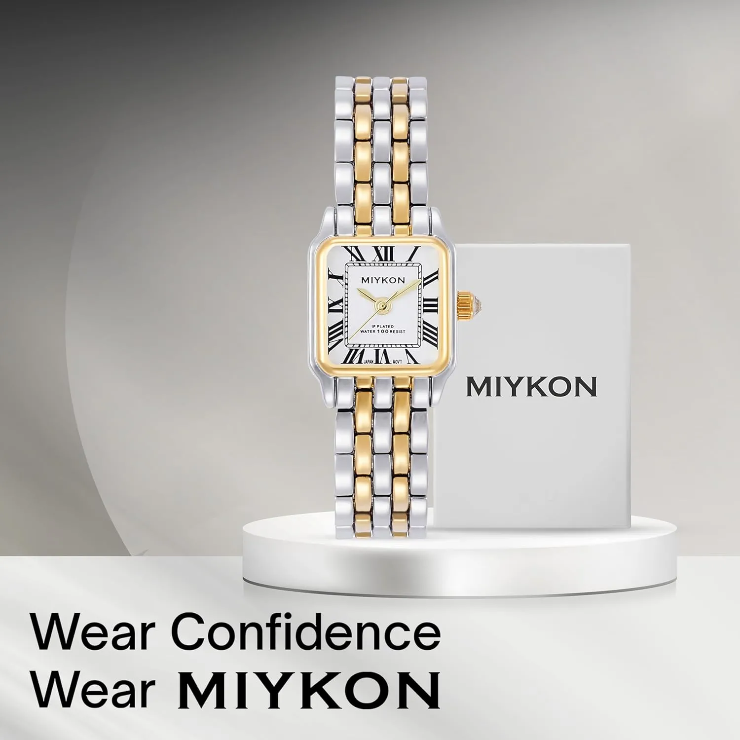 Quartz, Waterproof to 100ft Miykon Dainty bite disaster integration sewer cumbersome Watches for Women, Vintage Small Face Square Womens Watch, Classic Luxury Style Bracelet Watch for Petite Thin Wrists, Cute & Unique Japanese 