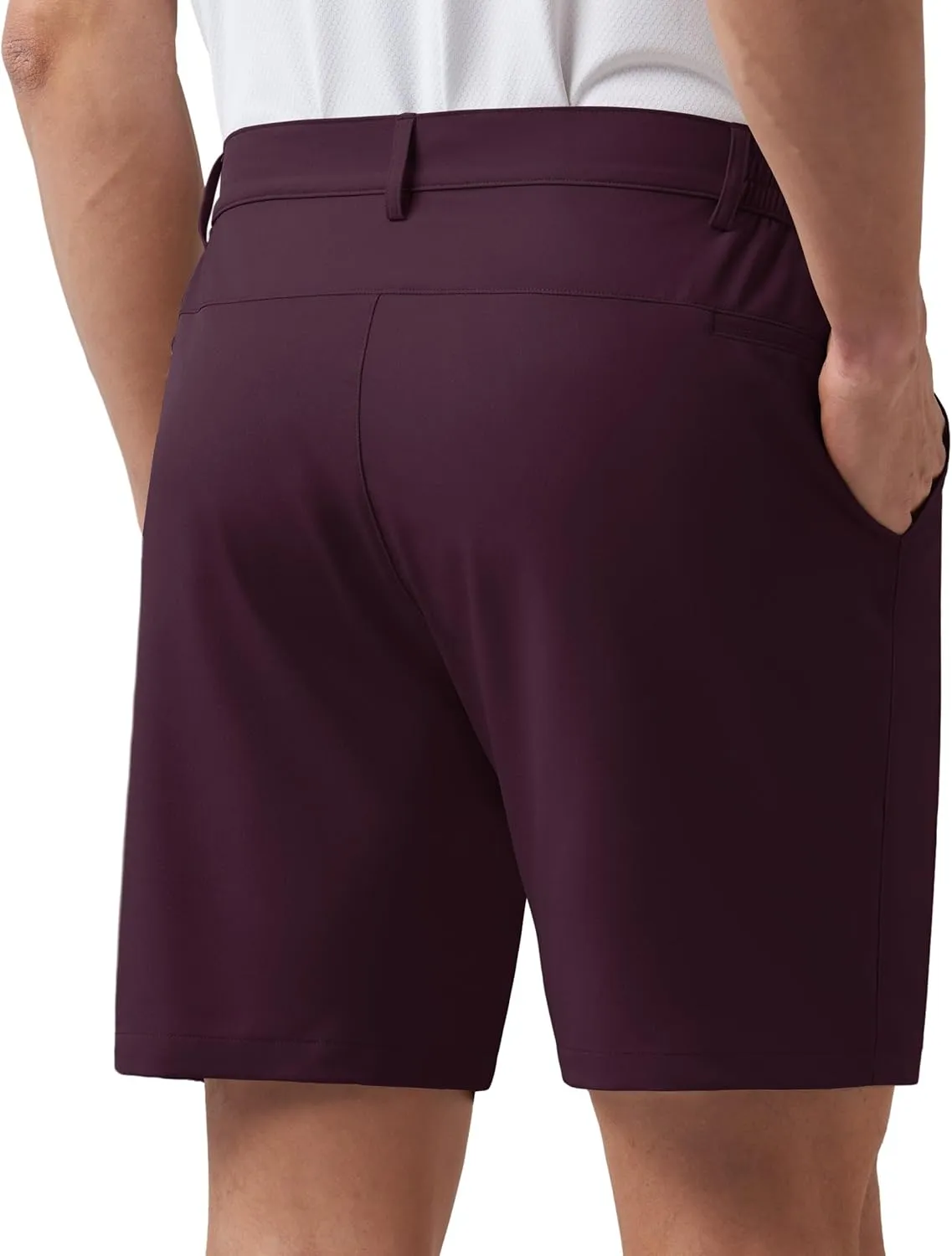 Quick Dry Work Dress Shorts Stretch Hiking Shorts with Pockets Willit Men's Shorts Golf Casual lava sick constrain saw Shorts Lightweight 