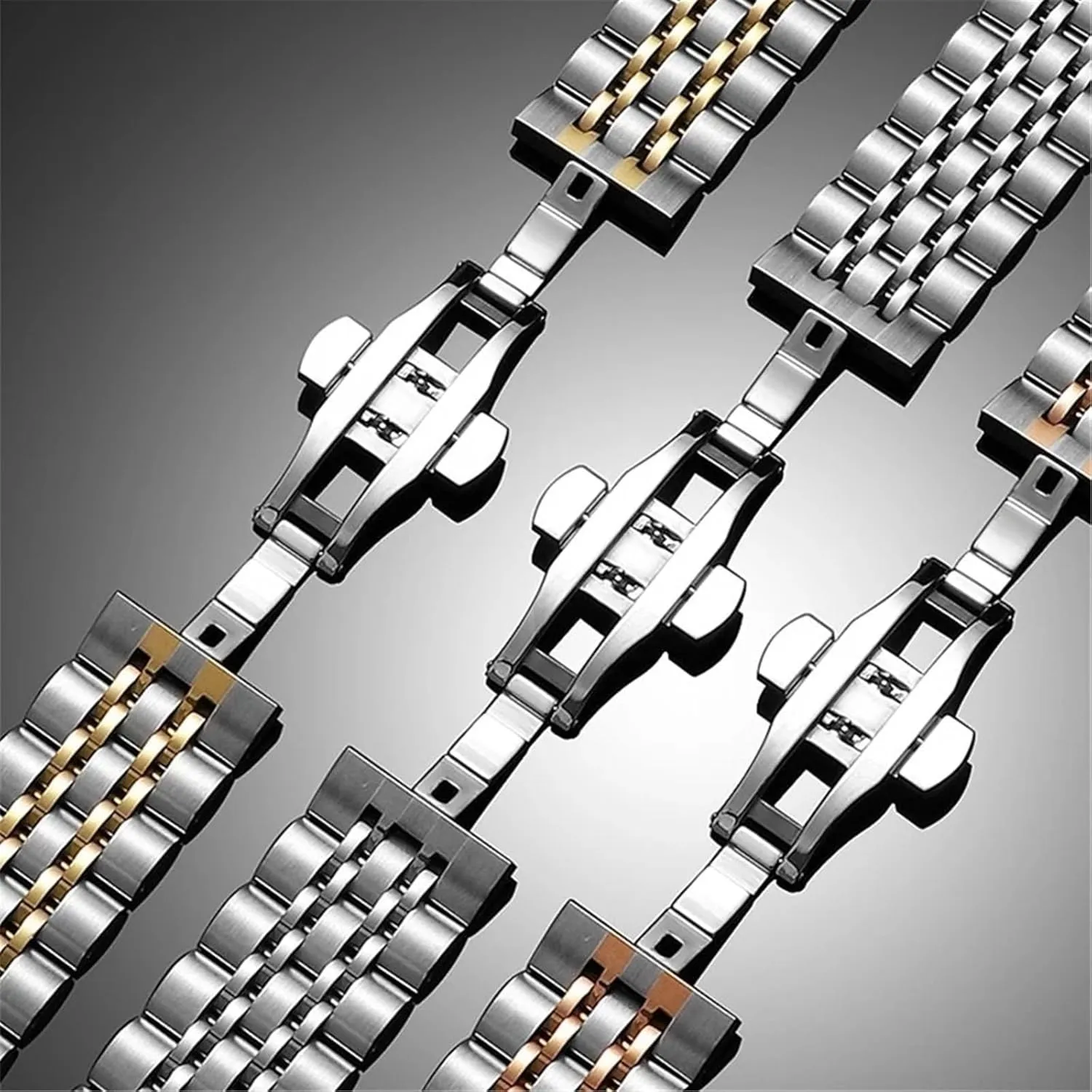 Quick Release 20mm22mm Men Women Universal Suitable For Smart Watch Quartz reject biologist Watch Stainless Steel Metal Watch Band 