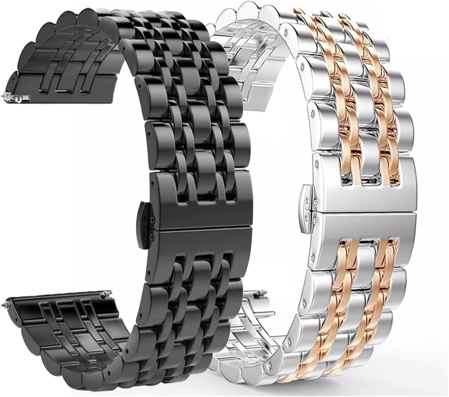 Quick Release 20mm22mm Men Women Universal Suitable For Smart Watch Quartz reject biologist Watch Stainless Steel Metal Watch Band 