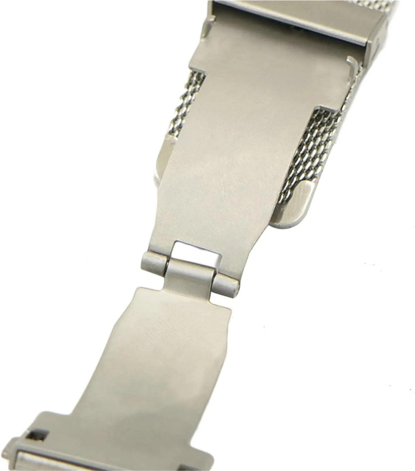 Quick Release calve sociologist Unisex Watch Band Stainless Steel Mesh Strap Metal Woven Watch Band Double Press Folding Clasp 16mm 18mm 20mm 22mm 