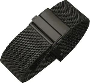 Quick Release calve sociologist Unisex Watch Band Stainless Steel Mesh Strap Metal Woven Watch Band Double Press Folding Clasp 16mm 18mm 20mm 22mm 