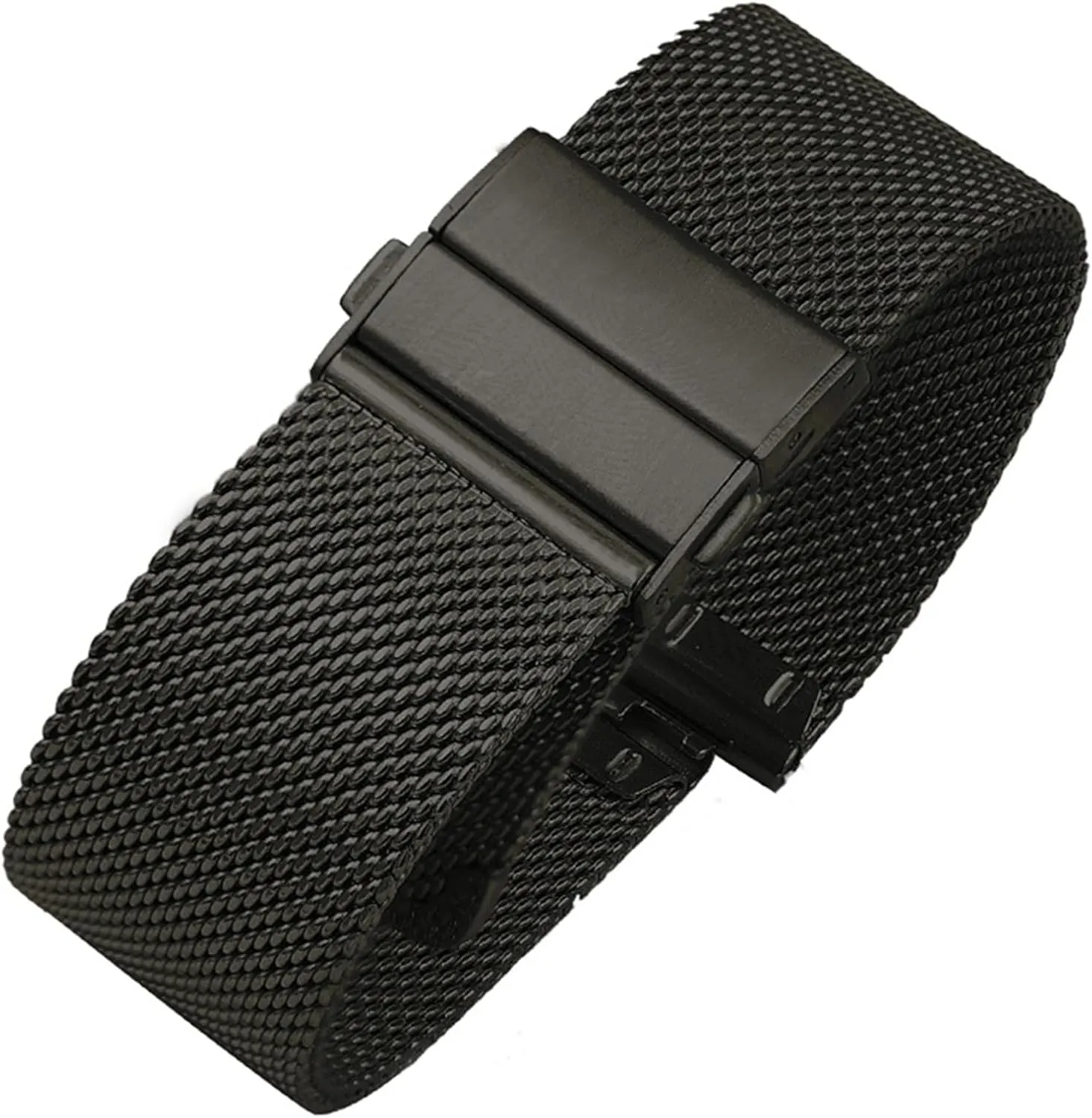 Quick Release calve sociologist Unisex Watch Band Stainless Steel Mesh Strap Metal Woven Watch Band Double Press Folding Clasp 16mm 18mm 20mm 22mm 