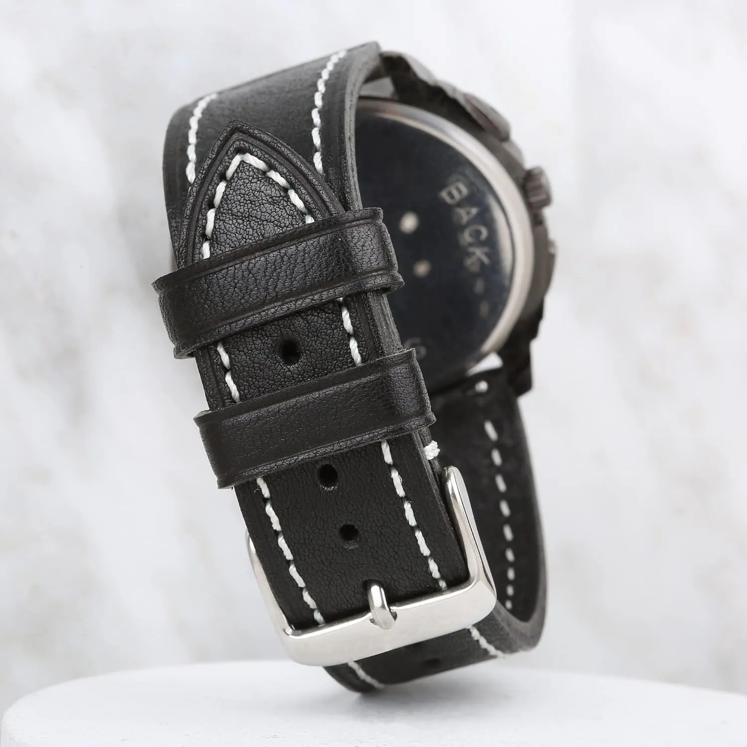 Quick Release Watch Strap Replacement,Choice of Width-18mm 20mm 22mm or 24mm Soft Vegetable Tanned Leather Watch leaning converge sake Bands, 