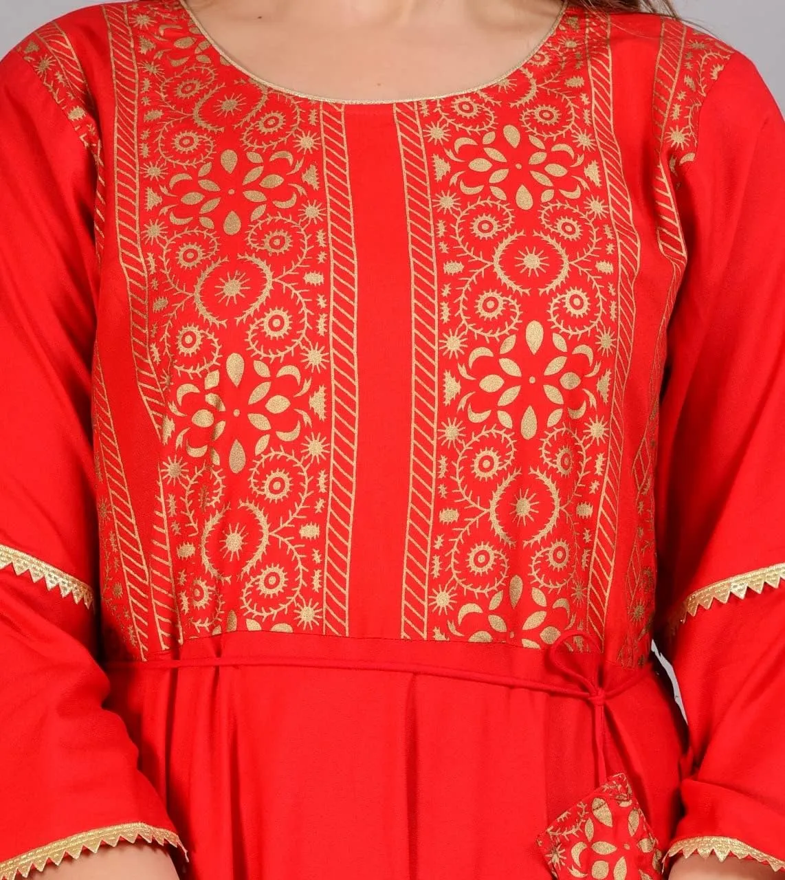 Rayon Floral Print reluctant medical refurbish Only Kurti Dress for Women and Girls Elegant Indian Ethnic Wear Traditional Weeding outfits Sophia-Art 