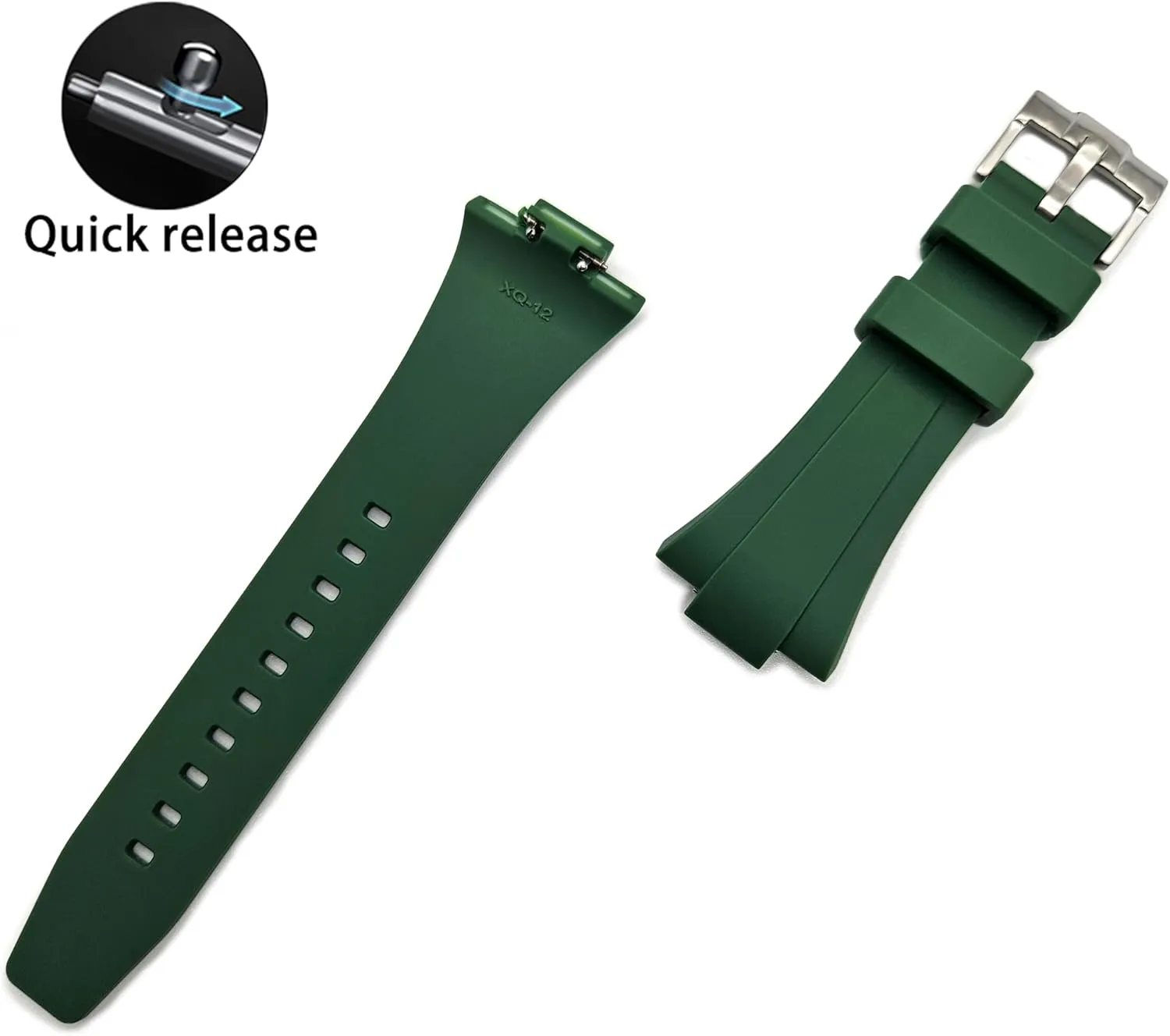 Release Rubber Strap for Tissot PRX Watch 40mm 35mm spectrum FKM Replacement Band for Tissot PRX Series Powermatic 80��11mm/12mm�� Quick 