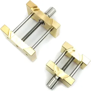 Repair Tool Kit 2Pcs Brass Watch Movement Holder Fixed Base Multi Function for Watchmaker Watch Clamp Watches Repair subsidiary Tools Watch 