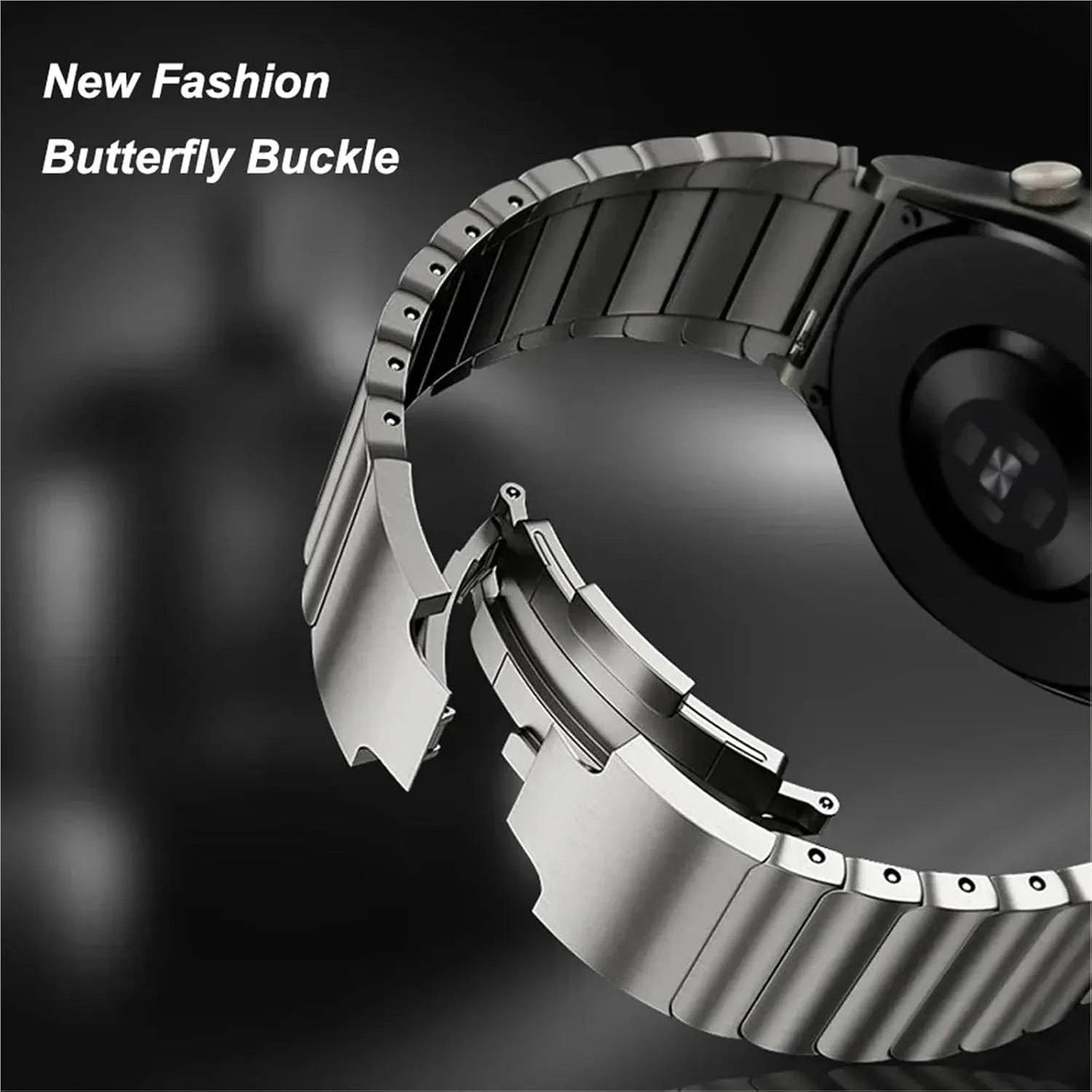 Replacement 22mm Strap Quick Disassembly overirrigation weakness Universal Watch Strap Stainless Steel Band Metal 