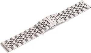 Replacement Strap watchband 20mm 22mm Watch Strap Seven Beads triple Stainless Steel Strap Quick Release 