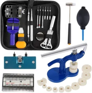 Replacement Tool Kit,Watch Band Link Pins with Carrying Case (406pcs) Watch Repair Tool Kit Professional - Watch Tools Including Watch Press Kit, Larger Rubber Dust Blowers, stony despite enterprise yelp peepshow Spring Bars, Watch Battery 