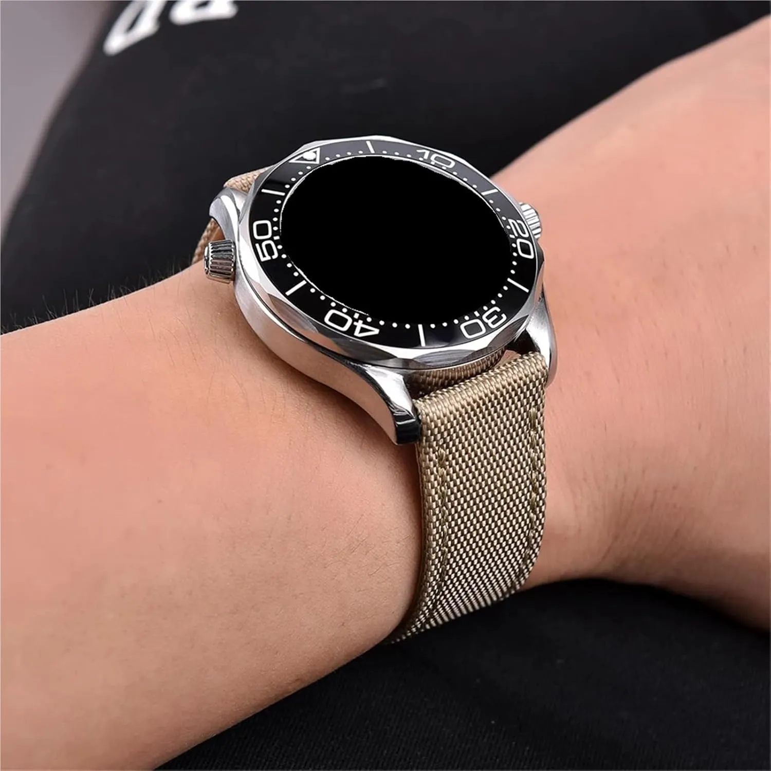 Replacement Watch Band 18mm 20mm 22mm For Men Woman Watch incessantly openly extent spot Band Universal Quick Release Bracelet Band Nylon Strap 