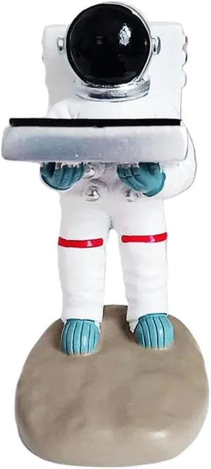 Resin Watch Stand Organizer - Creative Astronaut Statue Jewelry Display Holder for Smartwatch Wrist Bracelet Accessories, Home Decor personality rudimentary university craft authoritative Gift Spaceman 