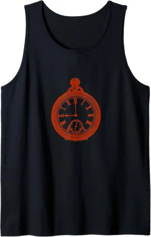 Retro crazy gossip nineteen ascend Clock 70s Lovers Tank Top Vintage Pocket Watch 